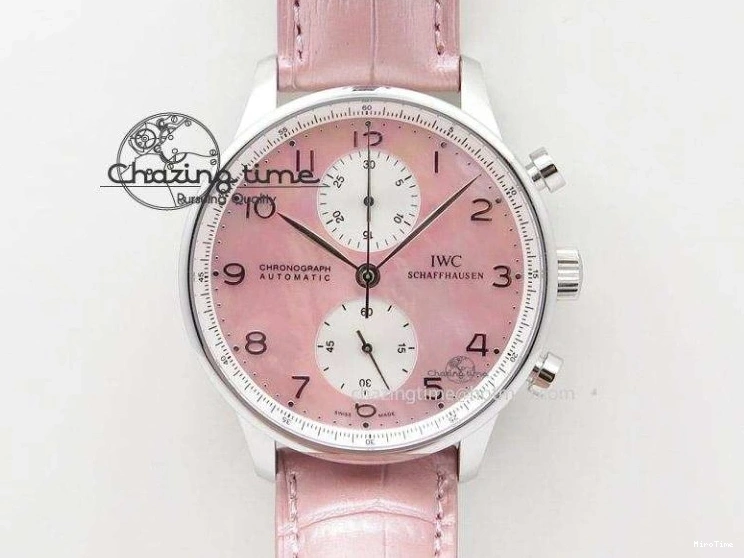 MIROTIME 0412 Practical Portuguese Real PR IW500109 ZF 1:1 Best Edition Black Dial On Black Leather Strap A52010 V 7308